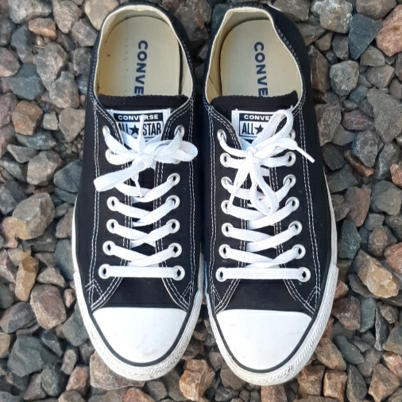 Converse classic black low top canvas sneakers 9